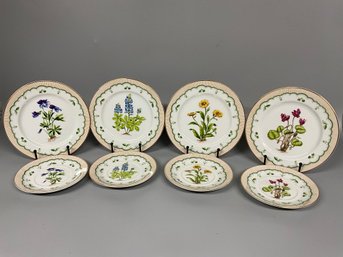 Grouping Of George Briard Floral Plates