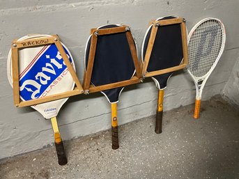 Vintage Tennis Rackets Incl. Prince J/R Pro 110 Racket