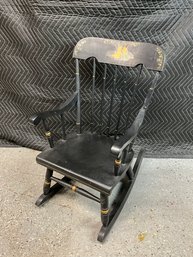 Vintage Hitchcock Style Children's Rocking Chair