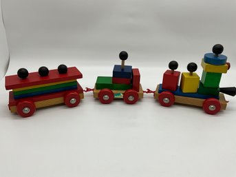 Vintage German Wood Toy Train