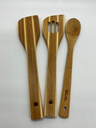 Grouping Of Wooden Cooking Utensils