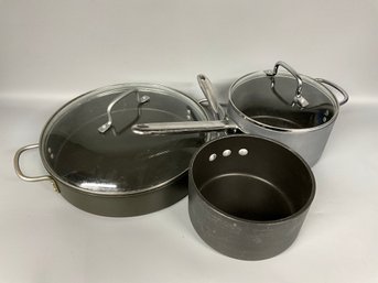 Grouping Of Calphalon Pots And Pan