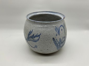Blue And White Studio Pottery Bowl