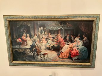 Mozart At The Royal Court Framed Print