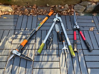 Grouping Of Gardening Tools