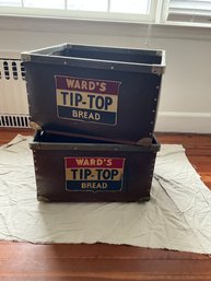 Vintage Wards Delivery Bread Boxes