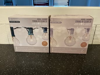 (2) Boxes Of Deneve Outdoor String Lights