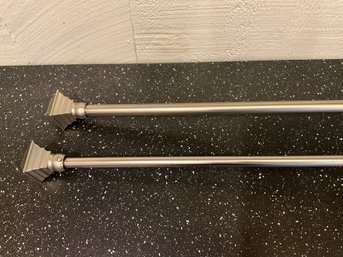 Silver-tone Curtain Rod