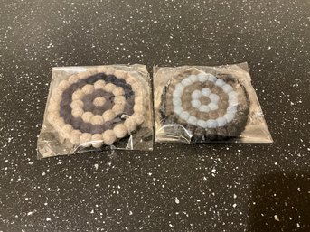 (2) Japanese Wool Coasters