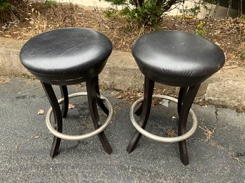 Pair Of Round Stools