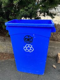 Blue Recycling Bin