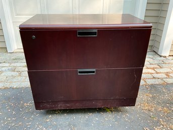 Hardwood Home Two-drawer File Cabinet