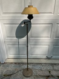 VIntage Brass Wing-arm Floor Lamp