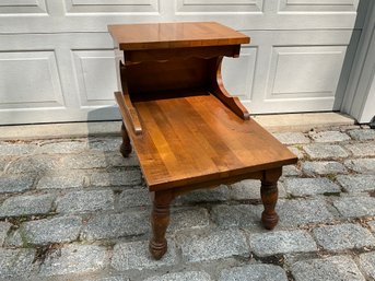Vintage Maple Two-tier End Table