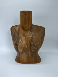 Wood Hand Carved Torso