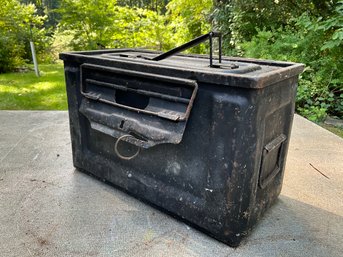 Black Metal Ammo Can