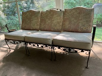 Wrought Iron Patio Sofa