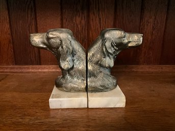 Pair Of English Springer Spaniel Book Ends