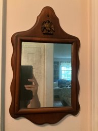 Vintage Wood Framed Mirror