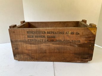 Vintage Winchester Repeating Arms Co. Wooden Crate