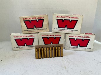 Grouping Of Winchester Center Fire Rifle Cartridge Cases