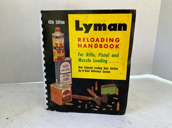 Lyman Reloading Handbook