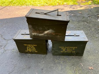 (3) Ammo Cans