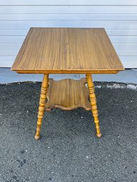 Vintage Oak Parlor Table