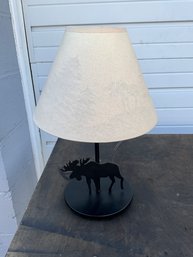 Moose Themed Table Lamp