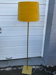 Brush Gold Tone Floor Lamp