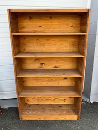 Pine Plank Book Case