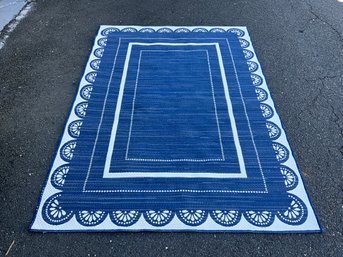 The Pioneer Women Blue And White Outdoor Patio Rug