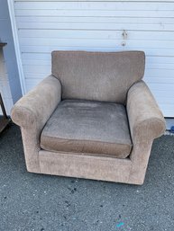 Crate And Barrel Oversized Swivel Lounge Chair