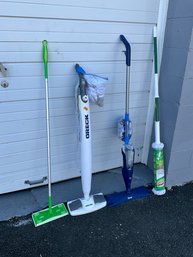 Grouping Of Floor Cleaning Supplies