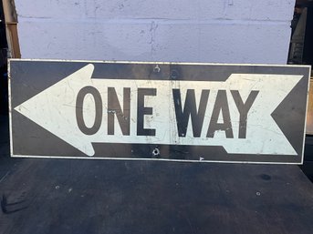 One Way Street Sign