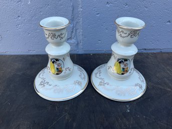 Lenox Snow White Candlesticks