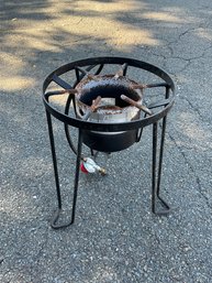 Outdoor Propane Cooking Stand