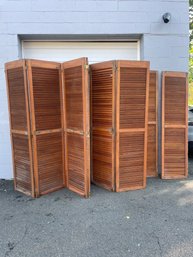 Wood Shutter Panel