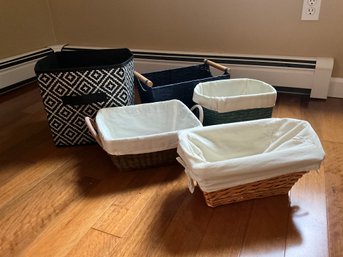 Grouping Of Miscellaneous Organizing Baskets