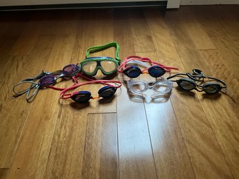 Grouping Of Swim Goggles