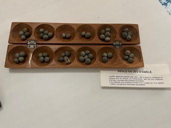 African Awale Mancala Game Set