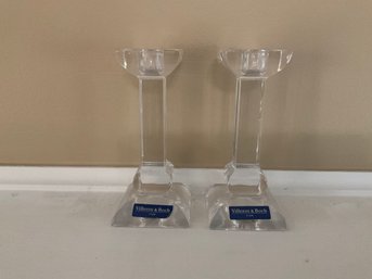 Pair Of Villeroy & Boch Candlesticks