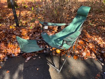 Green Camping Lounge Chair