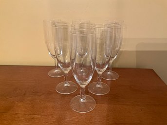 (6) Arc France Champagne Flutes