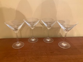 (4) Martini Glasses