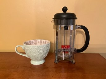 French Press Incl. Coffee Cup