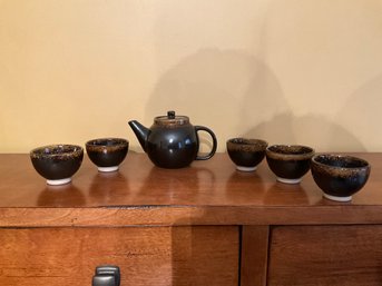 Chinese Teapot And Cups