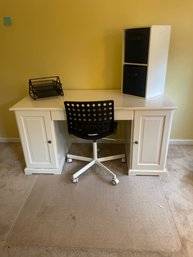 Kids Desk Incl. Chair, Paper Tray And Organizer