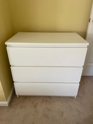 IKEA White Three-drawer Dresser