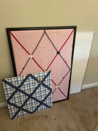 Fabric Pin Boards And White Board